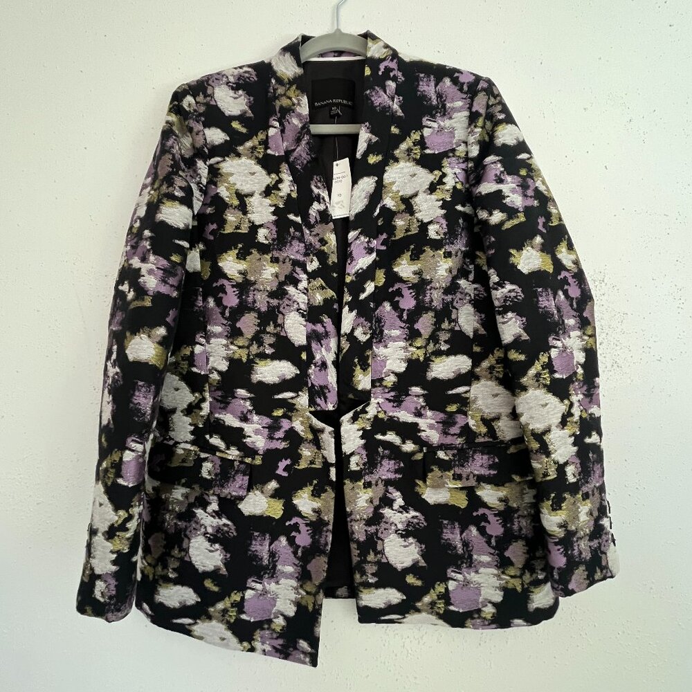Banana Republic Floral Jacquard Blazer NWT